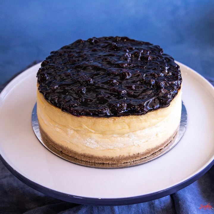 Indulge in the Symphony of Flavours: Zweefers' Exquisite Blueberry Cheesecake"