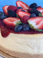 Mixed Berry & Raspberry Cheesecake