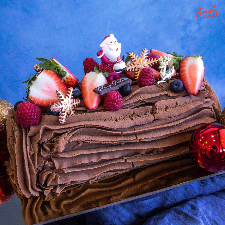 Zweefers Christmas Chocolate Yule Log - Wollongong