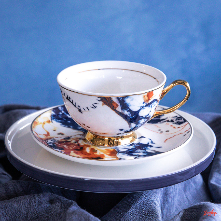 Arterie Tea Cup and Saucer Set (250ml) - Zweefers, Wollongong