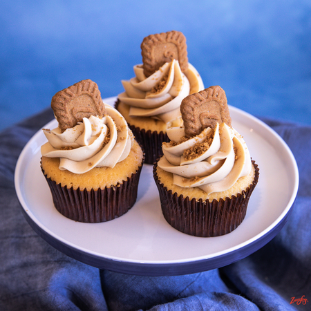 Biscoff Vanilla Cupcake - Zweefers, Wollongong