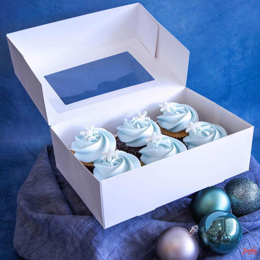 Zweefers Boxed Christmas Cupcakes - Wollongong