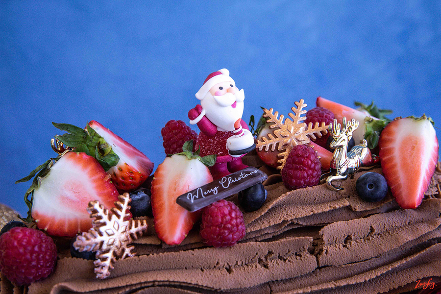 Zweefers Christmas Chocolate Yule Log - Fairy Meadow