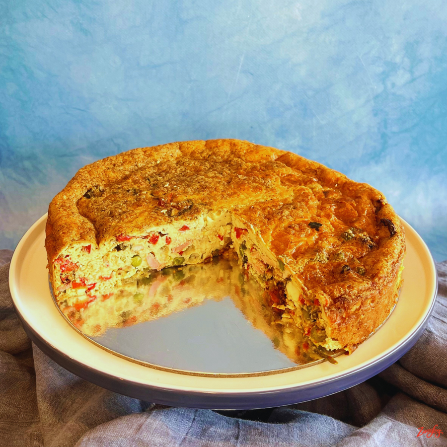 Ham, Pea and Feta Frittata (Gluten Free)- Zweefers, Wollongong