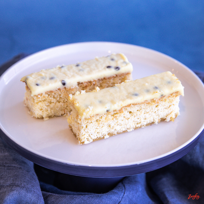 Passionfruit Coconut Slice (Gluten Free) - Zweefers, Wollongong