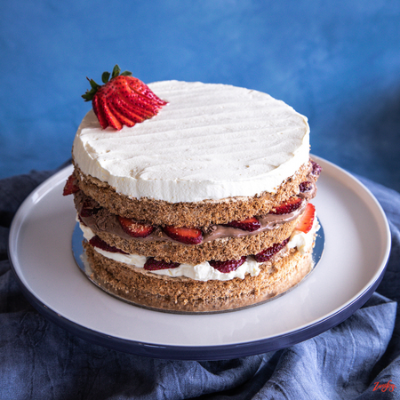 Strawberry Mousse Torte - Zweefers, Wollongong