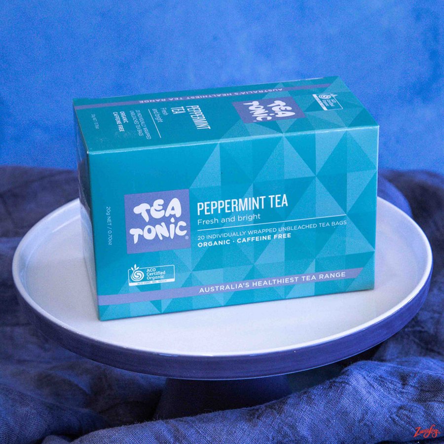 Tea Tonic, Peppermint Tea, 20 Pack Teabags - Zweefers Wollongong