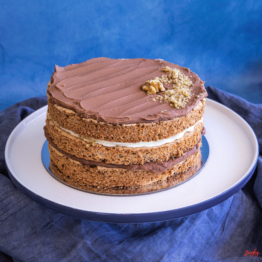 Choc Walnut Torte